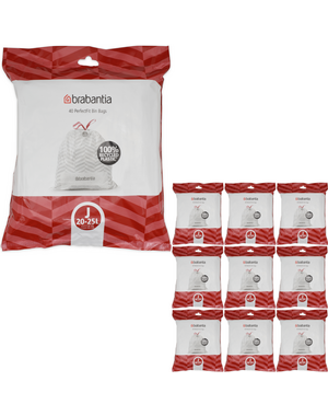 Brabantia Afvalzakken PerfectFit J, 20-25L, 400 stuks