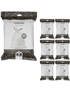 Brabantia Afvalzakken PerfectFit M, 60L, 280 stuks