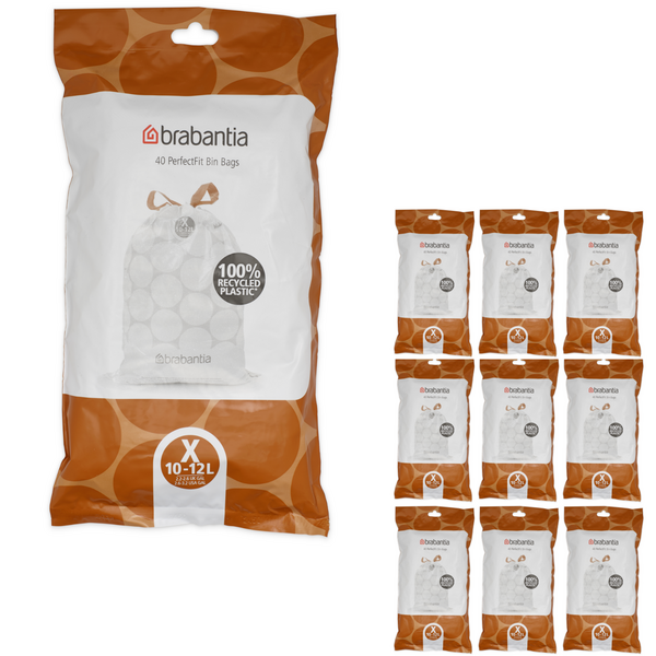 Brabantia Afvalzakken PerfectFit X, 10-12L, 400 stuks