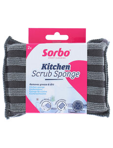 Sorbo Keukenspons 2-in-1 set 2 stuks