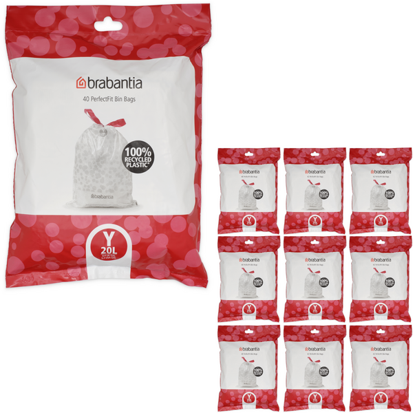 Brabantia Afvalzakken PerfectFit Y, 20L, 400 stuks