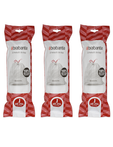 Brabantia Afvalzakken PerfectFit J, 20-25L, 60 stuks