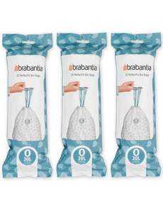 Brabantia Afvalzakken PerfectFit O, 30L, 60 stuks
