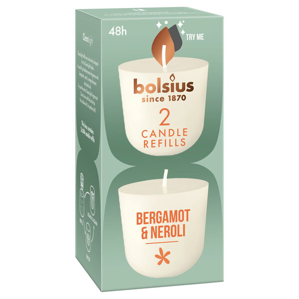 Bolsius Cleanlight refill Bergamot & Neroli