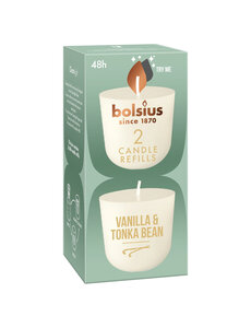 Bolsius Cleanlight refill Vanilla & Tonka bean
