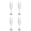 Champagneglas 29cl Saga set/4