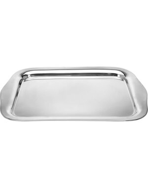 Excellent Houseware Serveerschaal rvs 46x30 cm glimmend