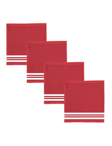 DDDDD Vaatdoek Provence 30 x 30 red per 4 stuks