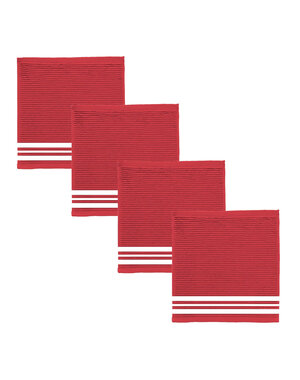 DDDDD Vaatdoek Provence rood set/4