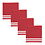 DDDDD Vaatdoek Provence rood set/4