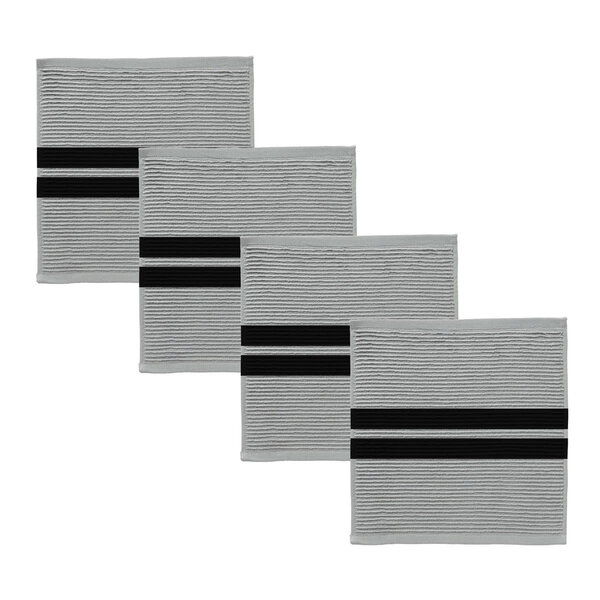 DDDDD Vaatdoek Baxter grijs set/4