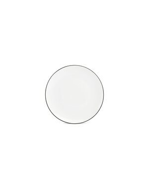 BonBistro Bord plat 24cm coupe green rim Basic White