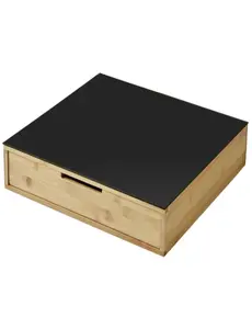 Kesper Koffiecapsules/ theedoos  bamboe  zwart