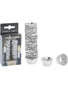  Kaarsenpassingen aluminium set van 60 stuks