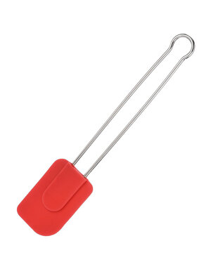 Westmark Pannenlikker - Deegschraper Siliconen 28,5 cm rood