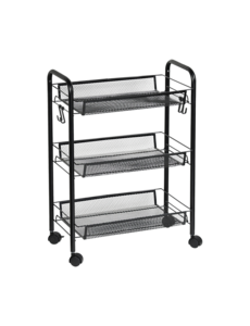 Kesper Keukentrolley 44x26x63,5cm metaal zwart