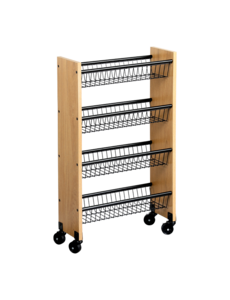 Kesper Keukentrolley 45x17x77cm metaal MDF houtlook