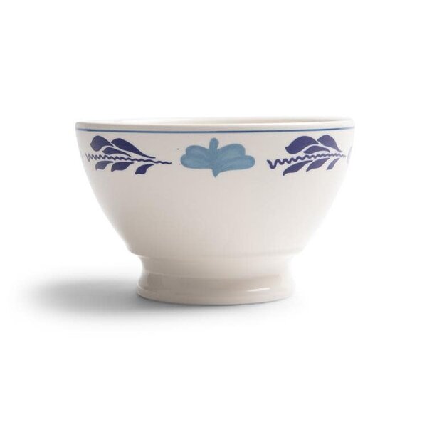 Royal Boch Kom 16 cm op voet Boerenblauw