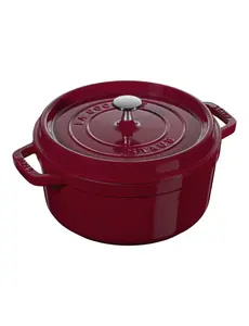 Staub Braadpan 24cm 3,7L La Cocotte bordeaux