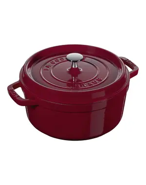 Staub Braadpan 24cm 3,7L La Cocotte bordeaux
