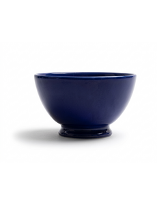 Royal Boch Kom 13 cm op voet Donkerblauw Boerenblauw