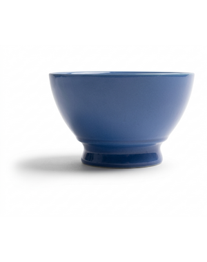 Royal Boch Kom 16 cm op voet Lichtblauw Boerenblauw