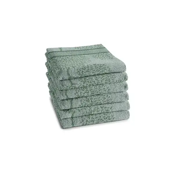 DDDDD Keukendoek Trees groen set van 6