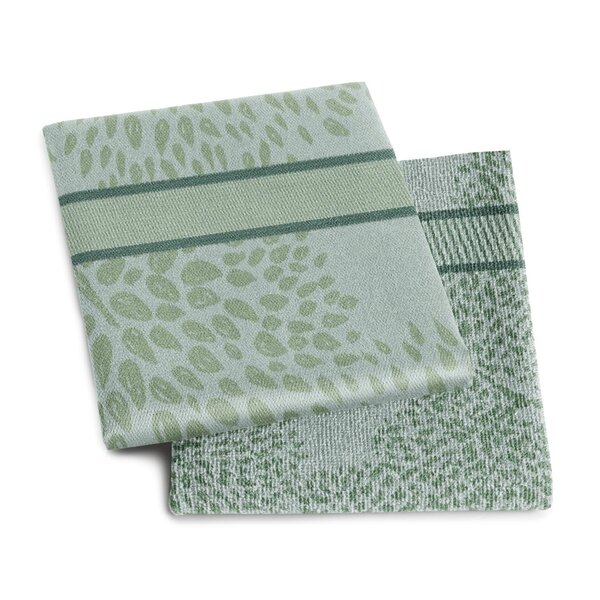 DDDDD Set keuken- en theedoek Trees groen