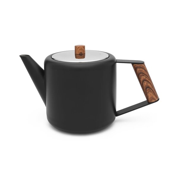 Bredemeijer Theepot 1,1L Duet Design Boston mat zwart