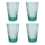 Laura Ashley Glas 41cl set/4 groen Laura Ashley
