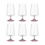 Bohemia Cristal Bierglas 380ml Selection Alex rosé set/6
