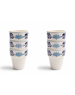 Royal Boch Melkbeker 25cl Boerenblauw set van 6