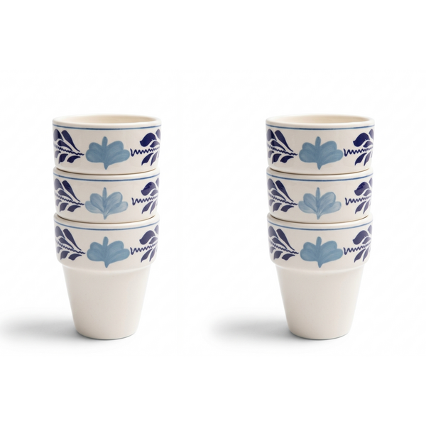 Royal Boch Melkbeker 25cl Boerenblauw set van 6