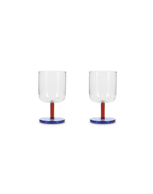 Ona Glas 31,5cl op voet Bobbie - set/2