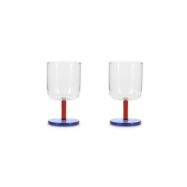 Ona Glas 31,5cl op voet Bobbie - set/2
