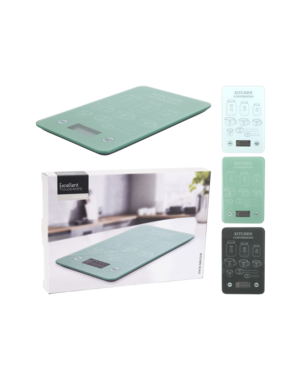 Excellent Houseware Keukenweegschaal glas 3 assorti