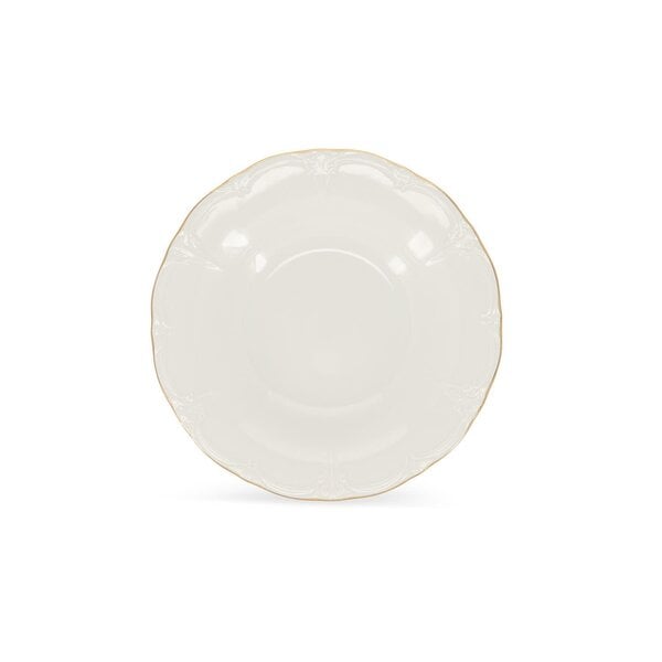 BonBistro Bord diep 23,5cm gouden rand Retro