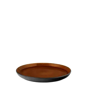 Bitz Bord plat Ø 21cm Bitz Gastro zwart/amber