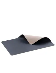 Bitz Placemat 46x33cm Bitz royal blue/sand set van 4