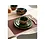 Bitz Placemat 46x33cm Bitz groen/bruin set van 4
