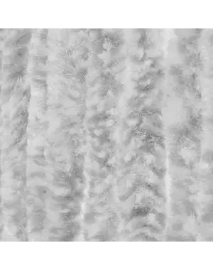 Wicotex Vliegengordijn Kattenstaart 120x240cm Grijs/Wit
