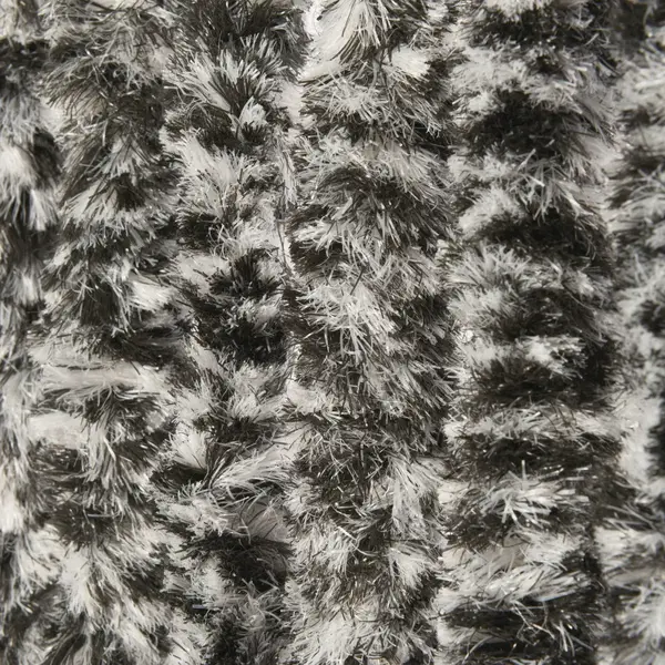 Wicotex Vliegengordijn Kattenstaart 56x185cm Zwart/Wit