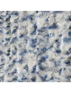 Wicotex Vliegengordijn Kattenstaart 90x220cm Blauw/Wit