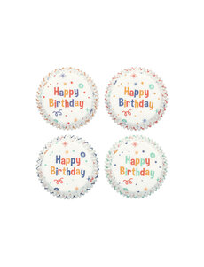 Birkmann Muffinvorm Happy Birthday papier 100 stuks