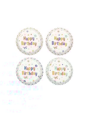 Birkmann Muffinvorm Happy Birthday papier 100 stuks