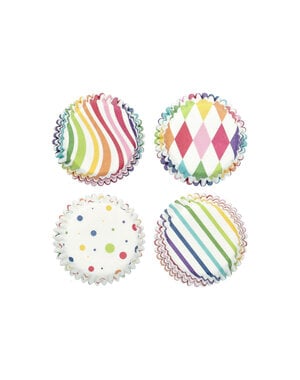 Birkmann Muffinvorm Regenboog papier 100 stuks