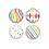 Birkmann Muffinvorm mini Regenboog papier 100 stuks