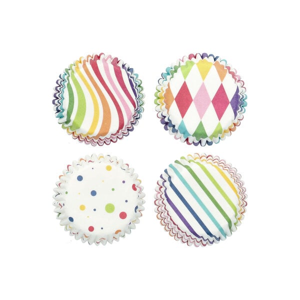 Birkmann Muffinvorm Regenboog papier 100 stuks