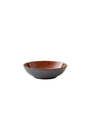 Bitz Bord diep Ø 20cm Bitz Gastro zwart/amber