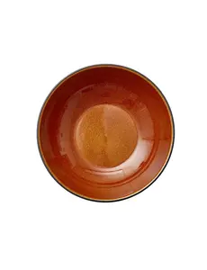 Bitz Bord diep Ø 20cm Bitz Gastro zwart/amber